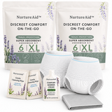 NurtureAid™ Adult Incontinence Travel Kit – 2-Pack