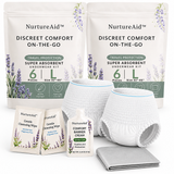 NurtureAid™ Adult Incontinence Travel Kit – 2-Pack