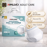 NurtureAid™ Curated Incontinence Pull-Ups (10-Piece Pack)