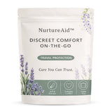 Discreet Incontinence Travel Kit for Women & Men – Portable Hygiene & Protection (2 Pull-Ups, Wipes, Barrier Cream) | NurtureAid™